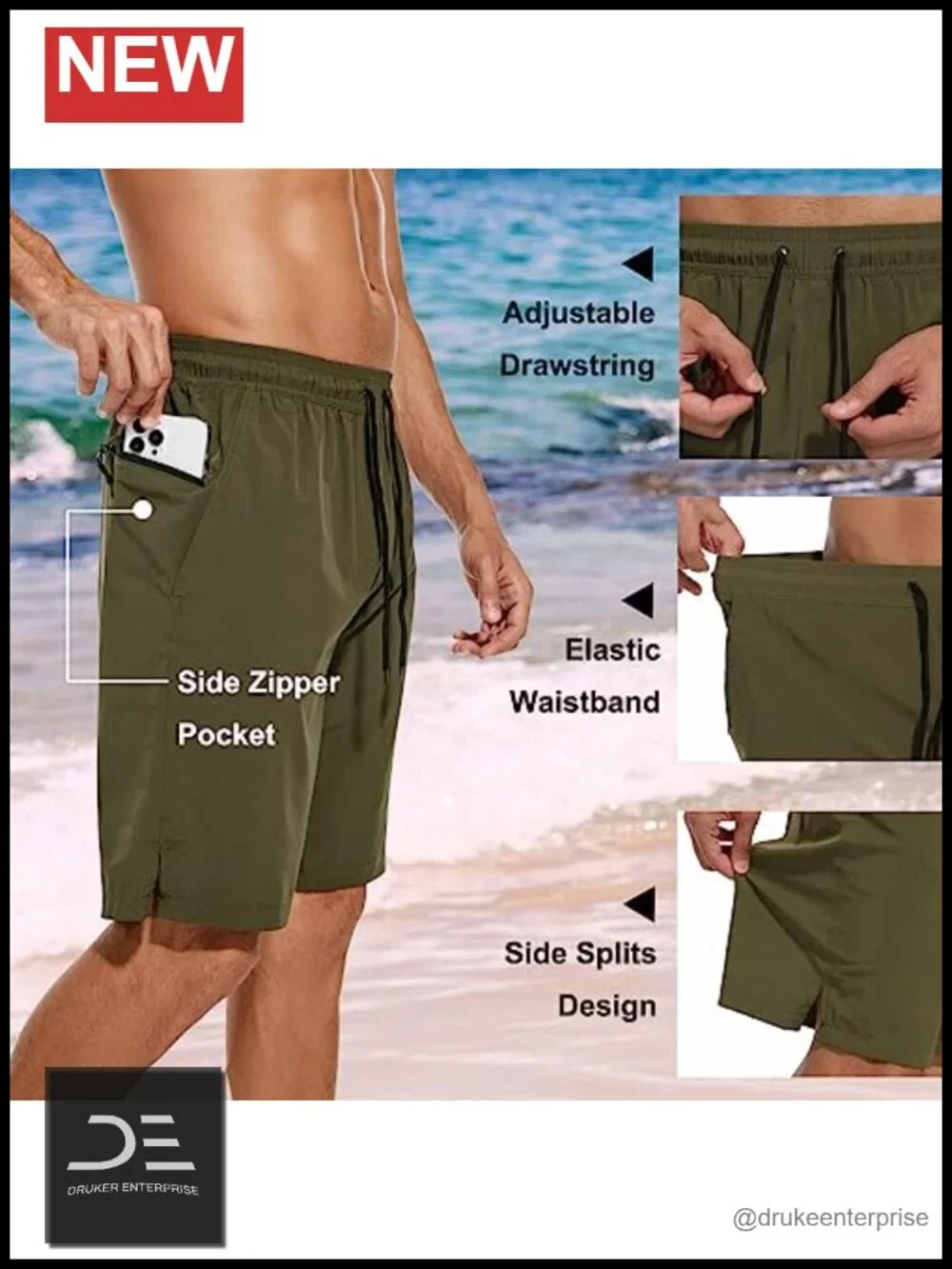 Men's Swim Trunks 9